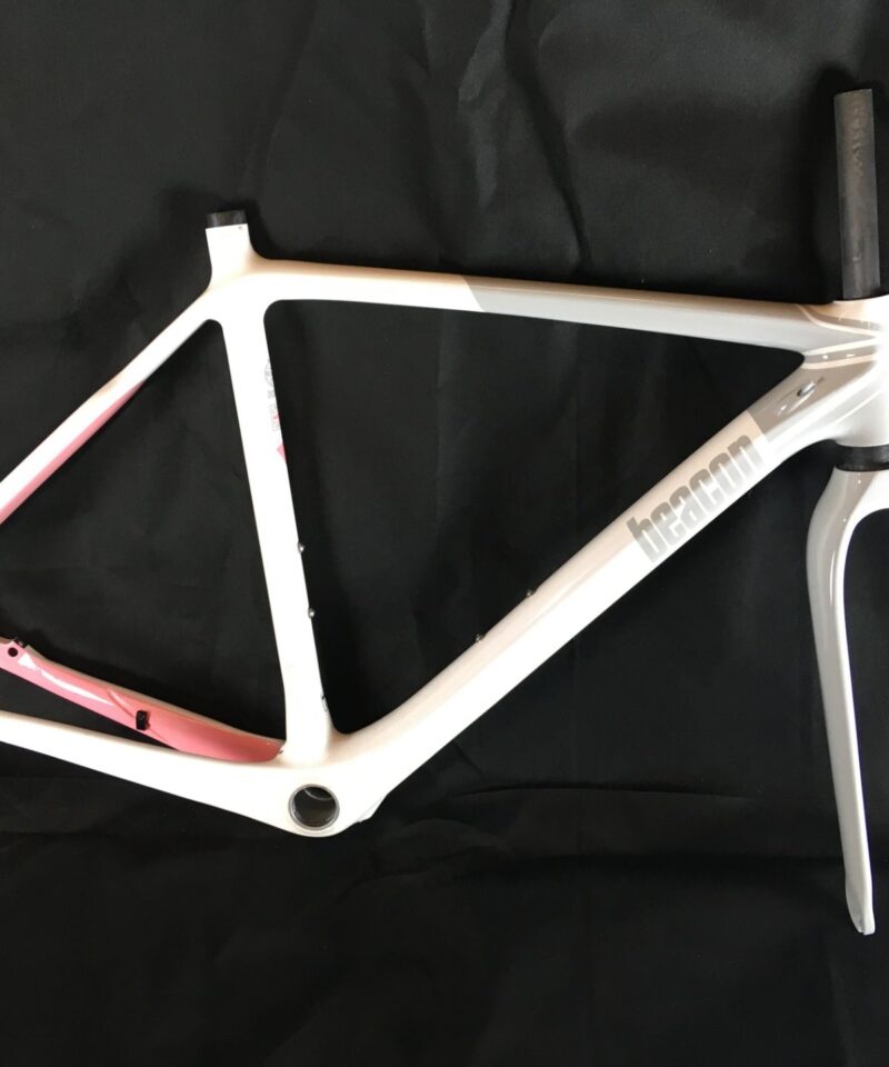 Cyclocross Frame / Carbon Beacon BF-45 Cyclocross Frame 2018 Men White/Grey 2018 Taglia 560 mm